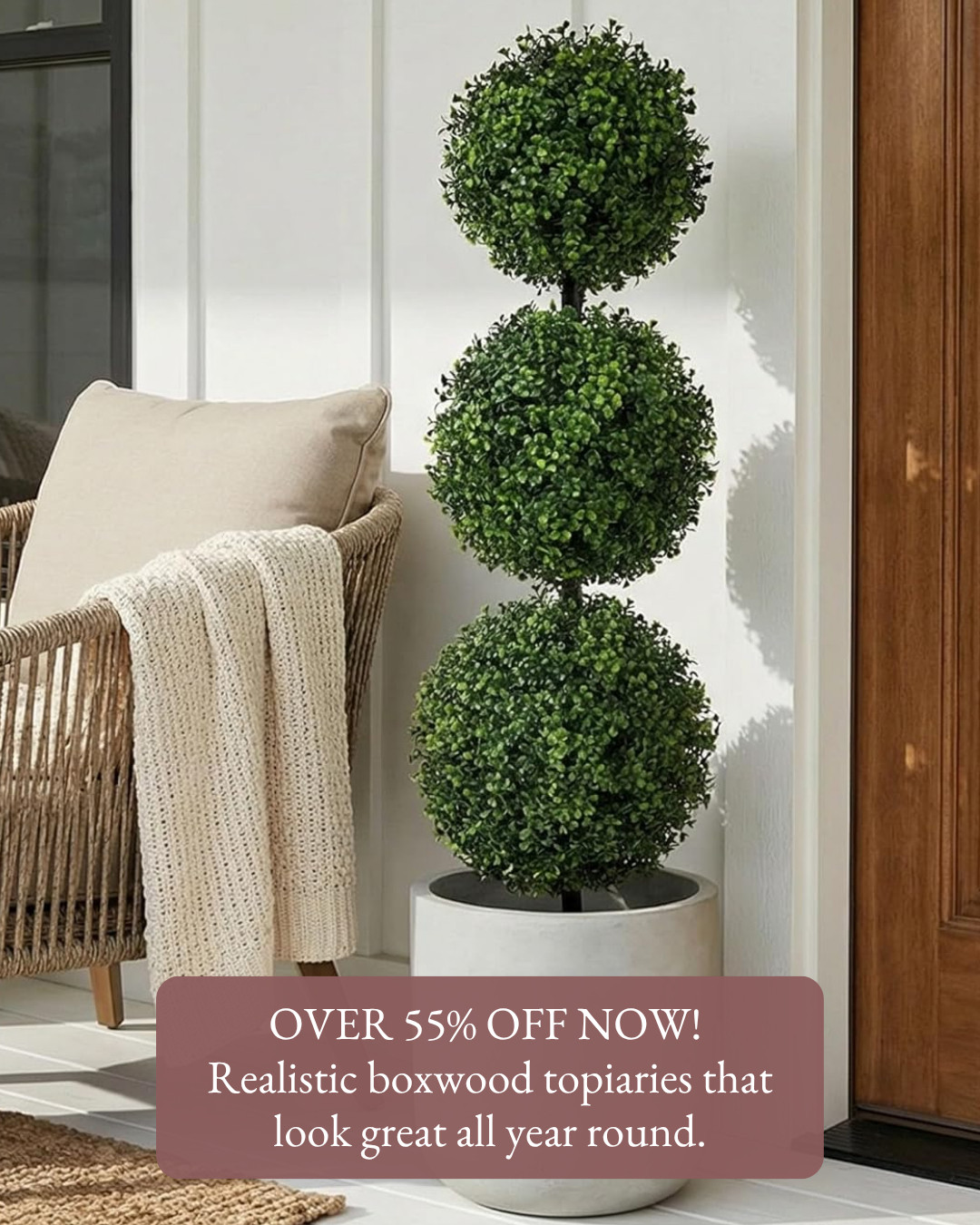 Over 55% off now for the Amazon Early Prime Deals! These realistic boxwood topiaries look great all year round by the front door or flanking a fireplace. 

 #amazonprimedeals #earlyprimedeals #primeday #amazondeals #boxwoodtopiary #topiary #fauxplants #artificialplants #frontporch #porchdecor #entrywaydecor #homedecor #amazonhome #salealert #founditonamazon #LTKSaleAlert
