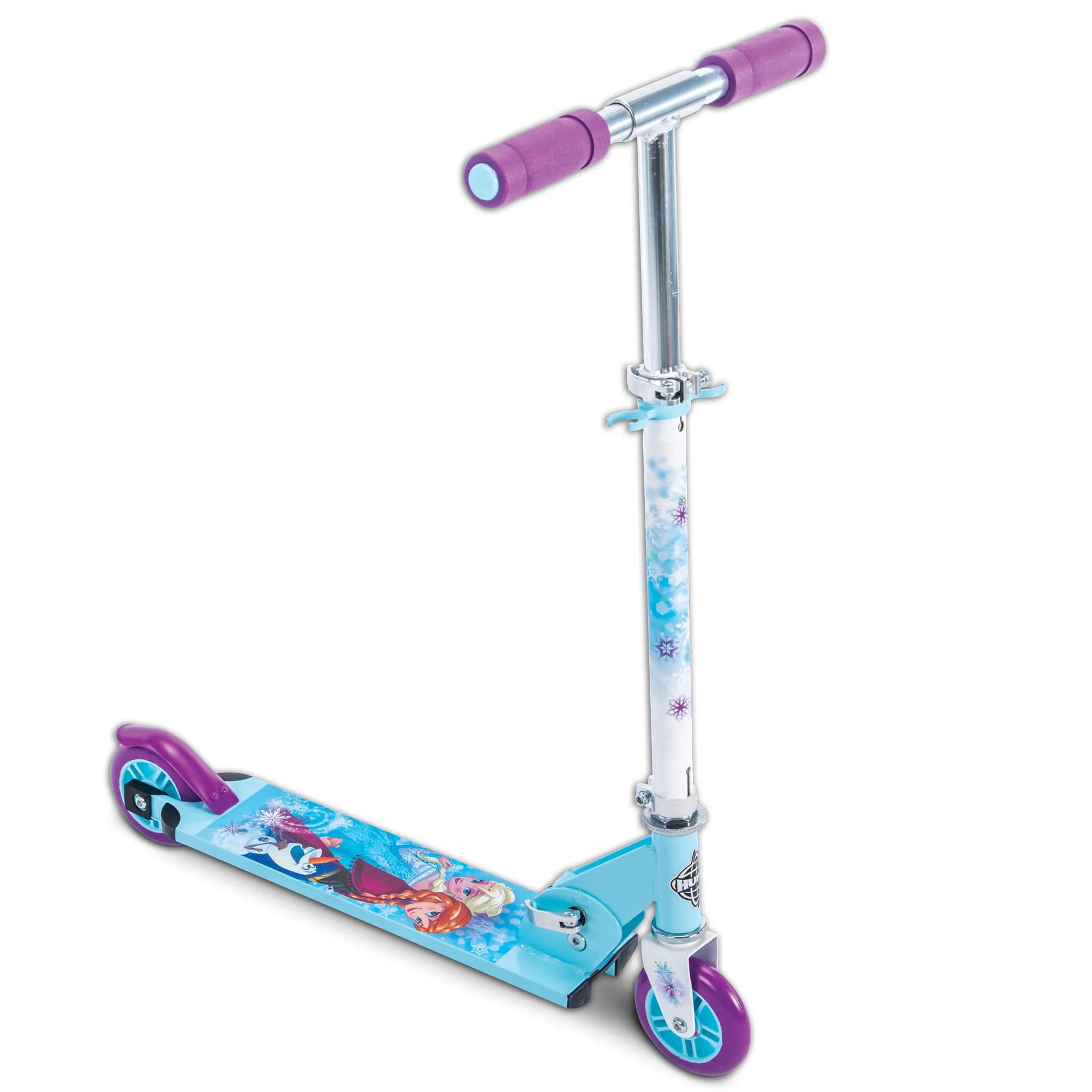 Disney Frozen Girls' Inline Folding Kick Scooter by Huffy, Blue | Walmart (US)