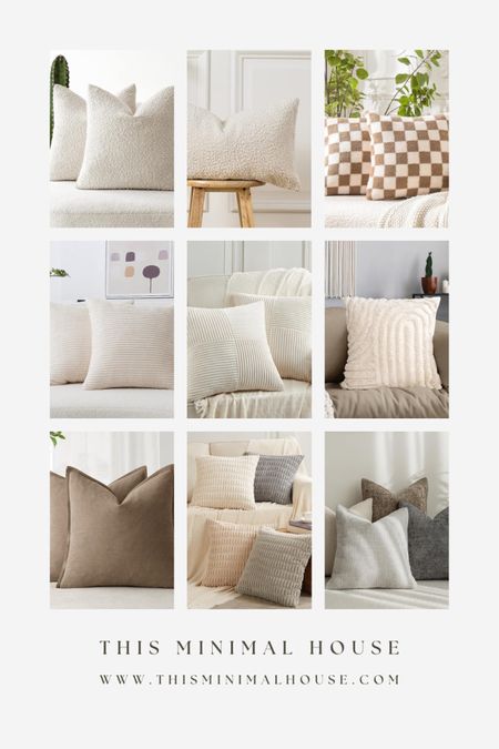 Elevate your home with our chic throw pillows – the perfect blend of style and comfort. Explore a spectrum of colors and textures to find the ideal accent for your space. Transform your decor effortlessly with our curated collection. #HomeDecor #ThrowPillows #InteriorStyle

#LTKfindsunder50 #LTKfindsunder100 #LTKhome