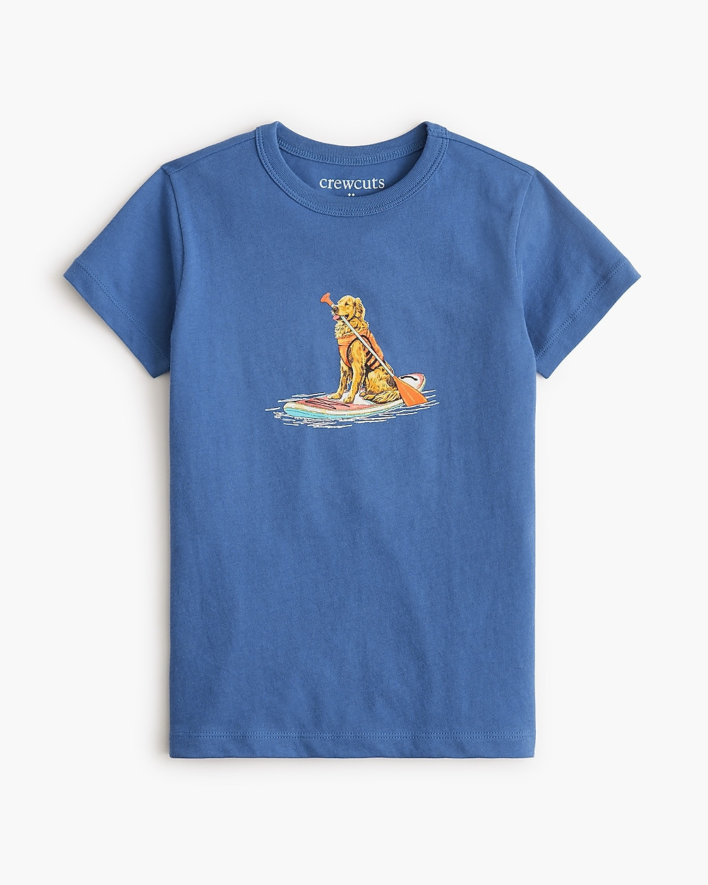 Boys' paddleboard dog graphic tee | J.Crew Factory