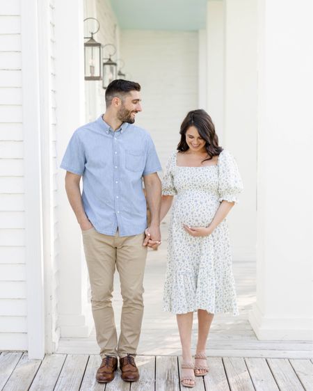 Our maternity photos 💙 Ryan’s shirt is originally from Target purchased in store May 2022, so it’s no longer available, but I added some close alternatives!

#LTKfamily #LTKbump #LTKstyletip