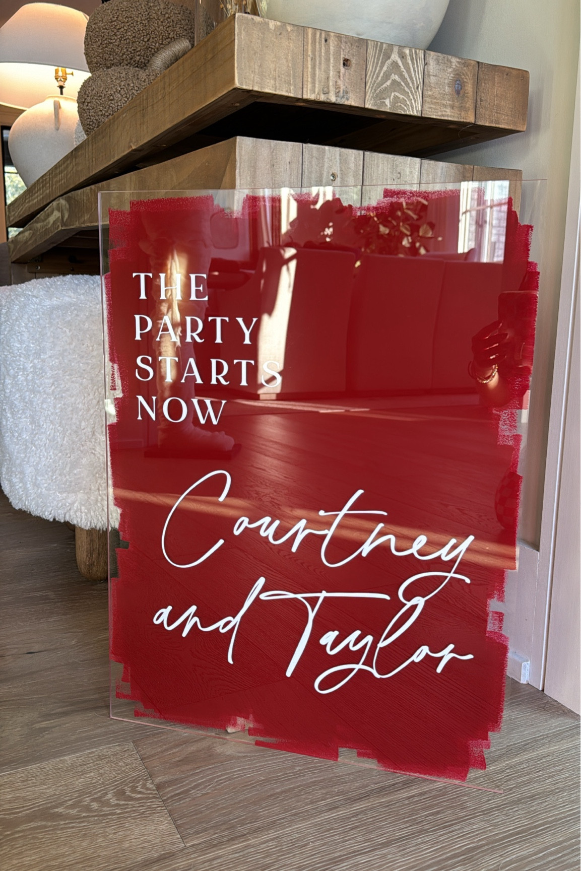 Custom party sign from Etsy! Ordered this for my sister’s wedding brunch this weekend - size is 18 x 24 and I chose the painted option in the color ‘noir.’ Thought it was perfect for fall! I’m going to try to add some flowers to it + ordered an easel off Amazon to put it on! 

#LTKFindsUnder100 #LTKWedding #LTKParties