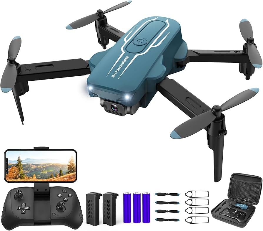 Mini Drone with Camera for Adults Youth - 1080P HD FPV Camera Drones with 90° Adjustable Lens, G... | Amazon (US)