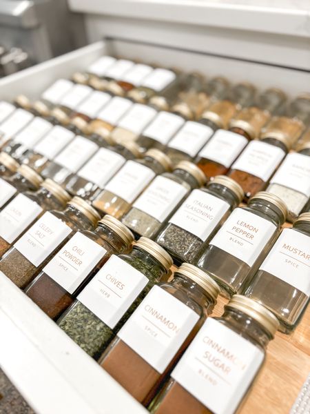 A pretty organized spice drawer makes my life so much easier while I’m cooking all these meals! These spice racks are pretty, functional and give me Williams Sonoma vibes on an Amazon budget!



#LTKHome