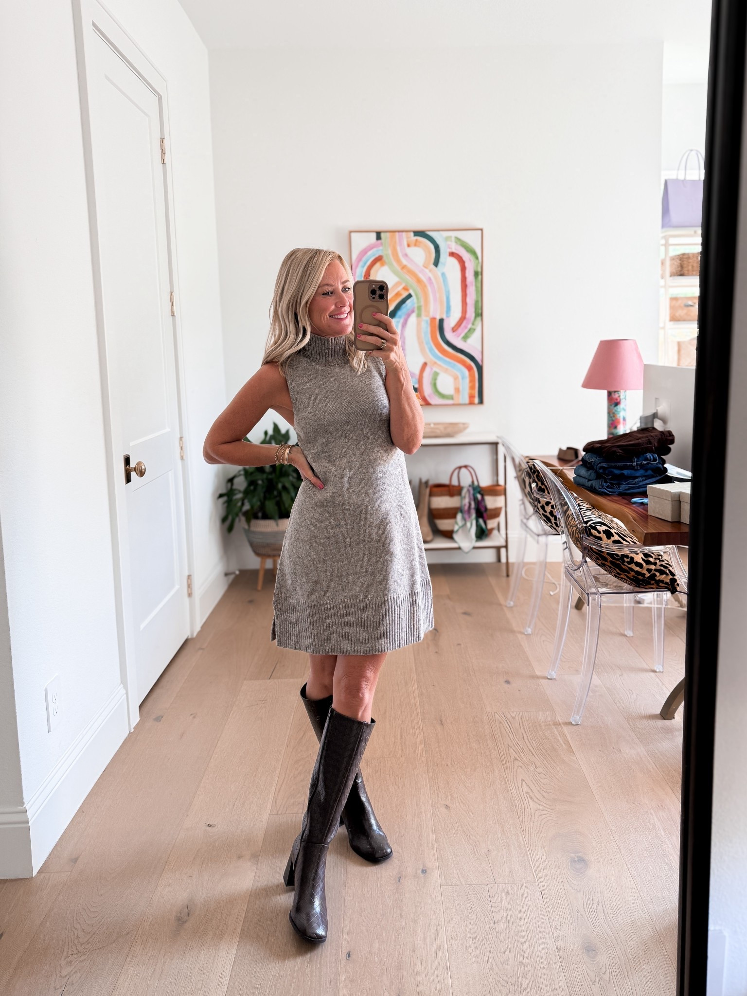 The sweetest fall dress with these striking boots. Size: XS

#LTKSeasonal #LTKStyleTip #LTKSaleAlert