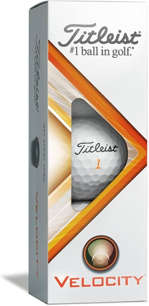 Titleist Velocity Golf Balls (White, 3pk) 1 Sleeve 2022 | Amazon (US)