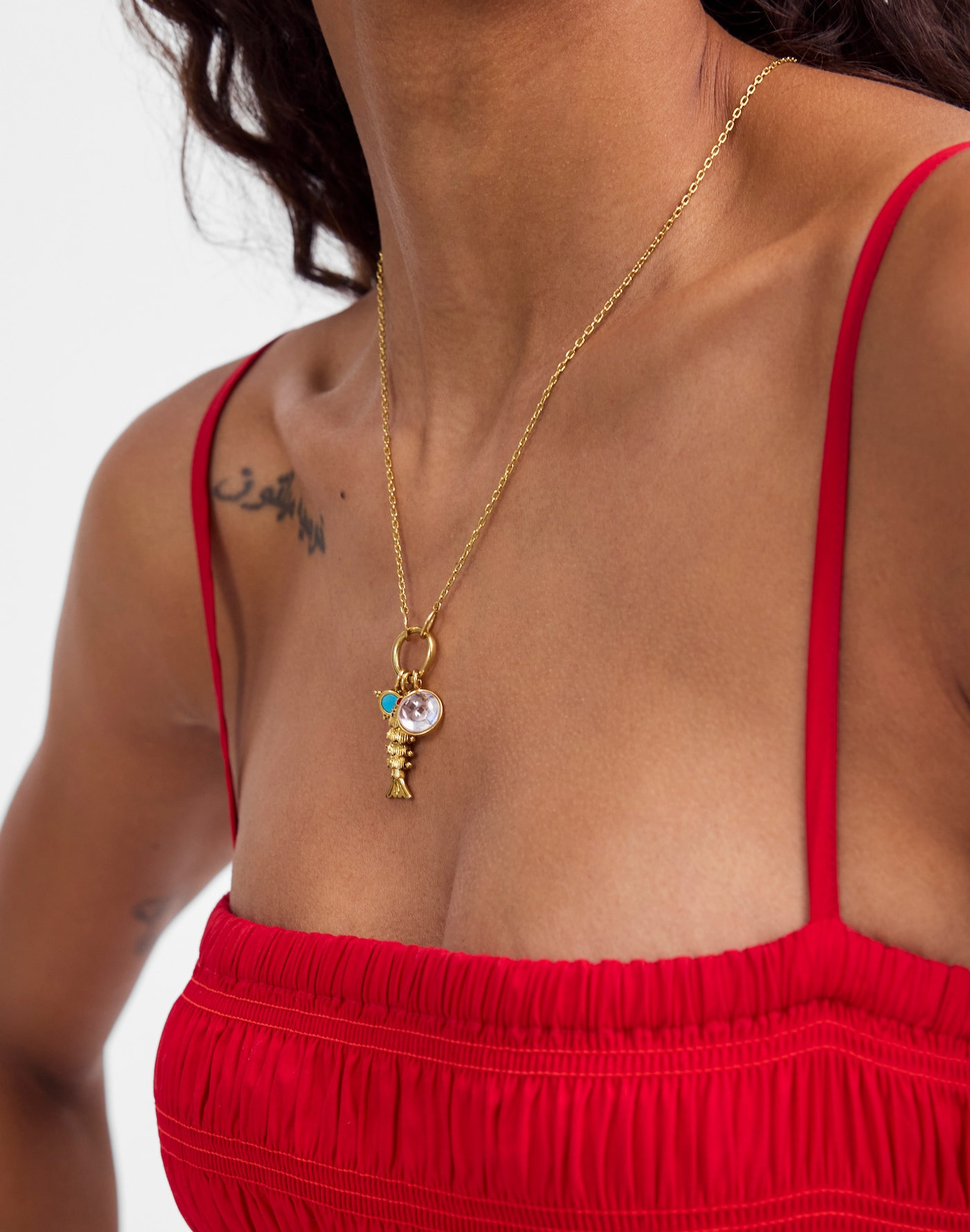 Fish Charm Necklace | Madewell