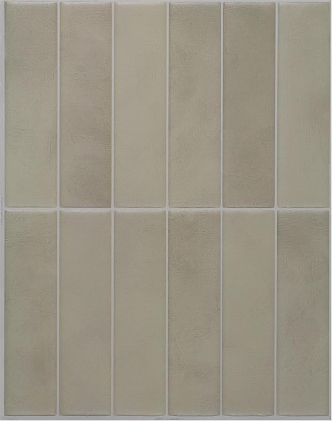 SMART TILES Peel and Stick Backsplash - 5 Sheets of 11.87" x 9" - 3D Adhesive Peel and Stick Tile... | Amazon (US)