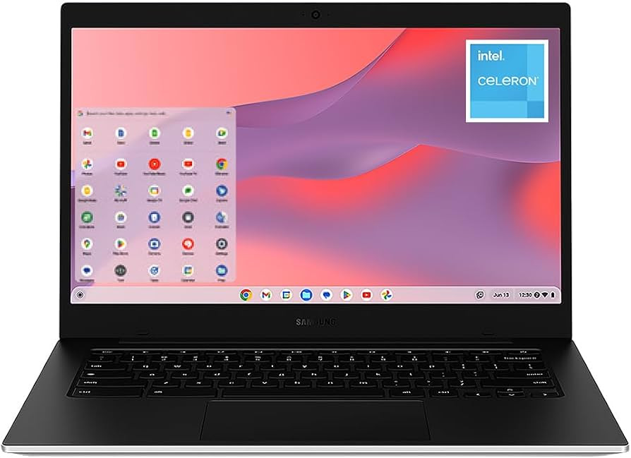 Samsung 14" Galaxy Chromebook Go Laptop PC Computer, Intel Celeron N4500 Processor, 4GB RAM, 64GB... | Amazon (US)