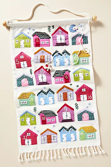 Christmas Village Advent Calendar | Anthropologie (US)