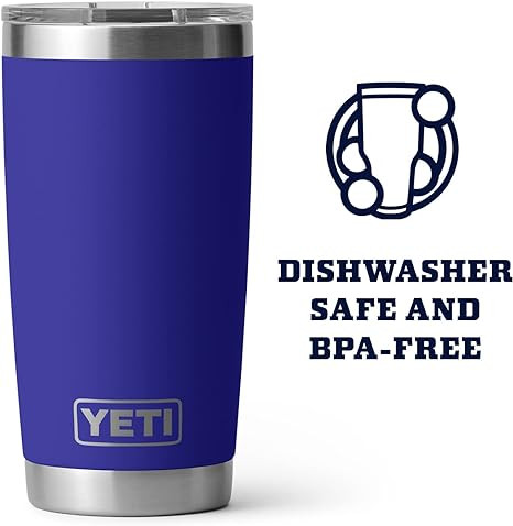 YETI Rambler 20 oz Tumbler, Stainless Steel, Vacuum Insulated with MagSlider Lid | Amazon (US)