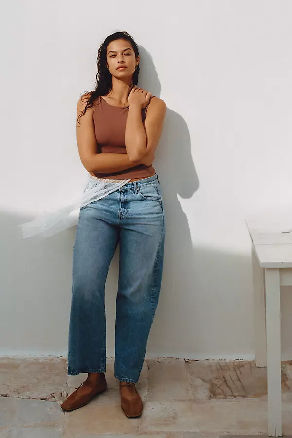 AG Hattie High-Rise Tapered Jeans | Anthropologie (US)