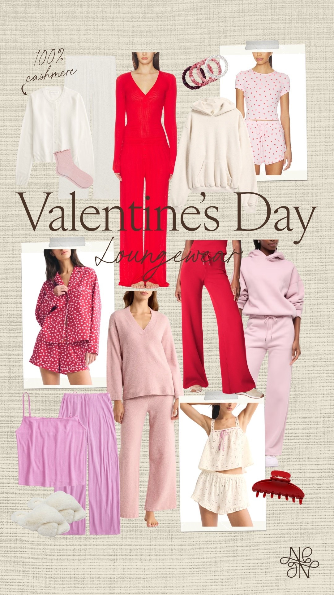 Cozy night in outfit ideas 💘 

Loungewear
Valentine’s Day outfit 
Valentines outfit 
Matching set
Pajamas 

#LTKSeasonal #LTKValentine