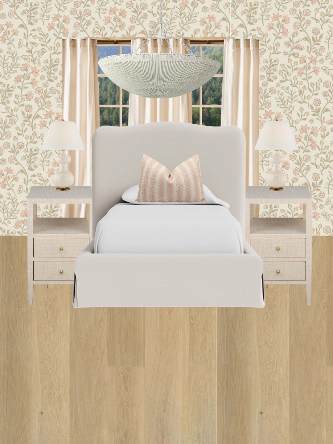 This pink + green patterned wallpaper instantly transforms a bedroom into the sweetest little escape 💕🌸 Perfect for a fun, playful, and stylish girls’ room that feels both chic + cozy. Shop my favorite wallpaper + bedroom decor finds here! #GirlsRoomDecor #WallpaperGoals #InteriorDesignInspo #kidsroom #bedroominspo

#LTKHome #LTKStyleTip #LTKKids