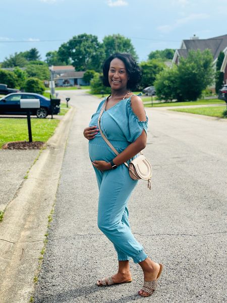 Dress the bump | jumpsuit | maternity outfit | crossbody bag 

#LTKSeasonal #LTKitbag #LTKbump