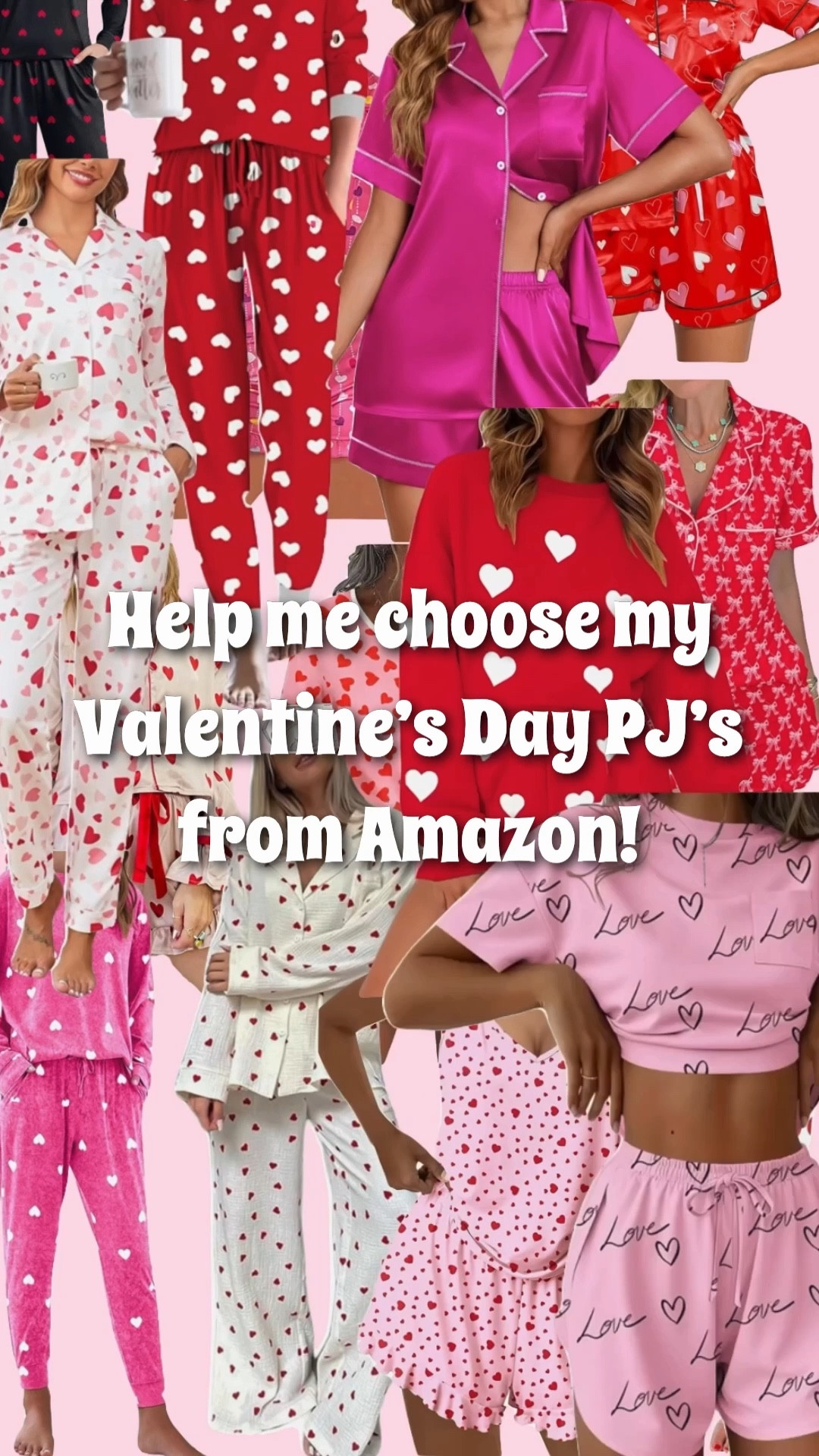 20 (yes, TWENTY) Valentine’s Day PJ options because I cannot be trusted to choose just one. 💌
From cozy sets to cute prints to could-wear-all-day vibes — help me pick my Valentine’s Day PJs from Amazon.

Drop the number you’re voting for 👇
(Or enable me to get more than one… respectfully.)

#LTKmorningroutine #LTKTall #LTKFindsUnder50