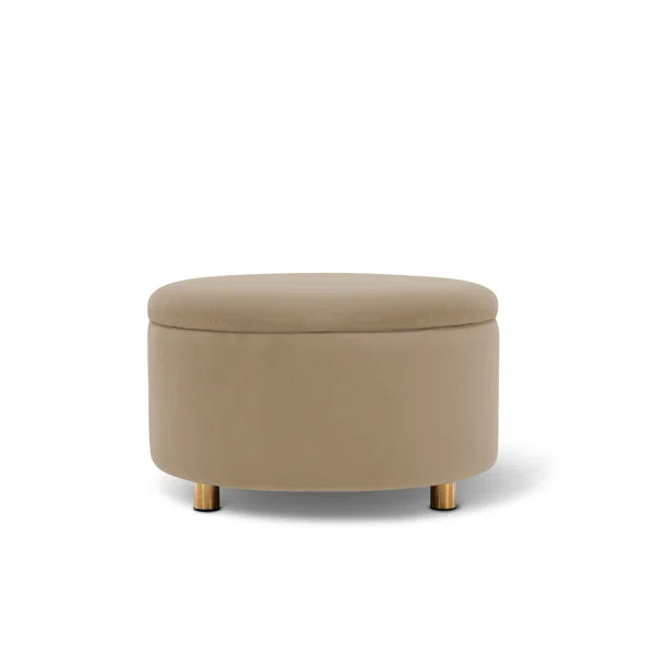 Cyrelle 28" Wide Upholstered Storage Ottoman | Wayfair North America
