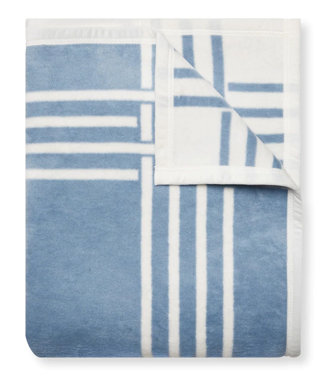 The Basketweave Blue Blanket | ChappyWrap