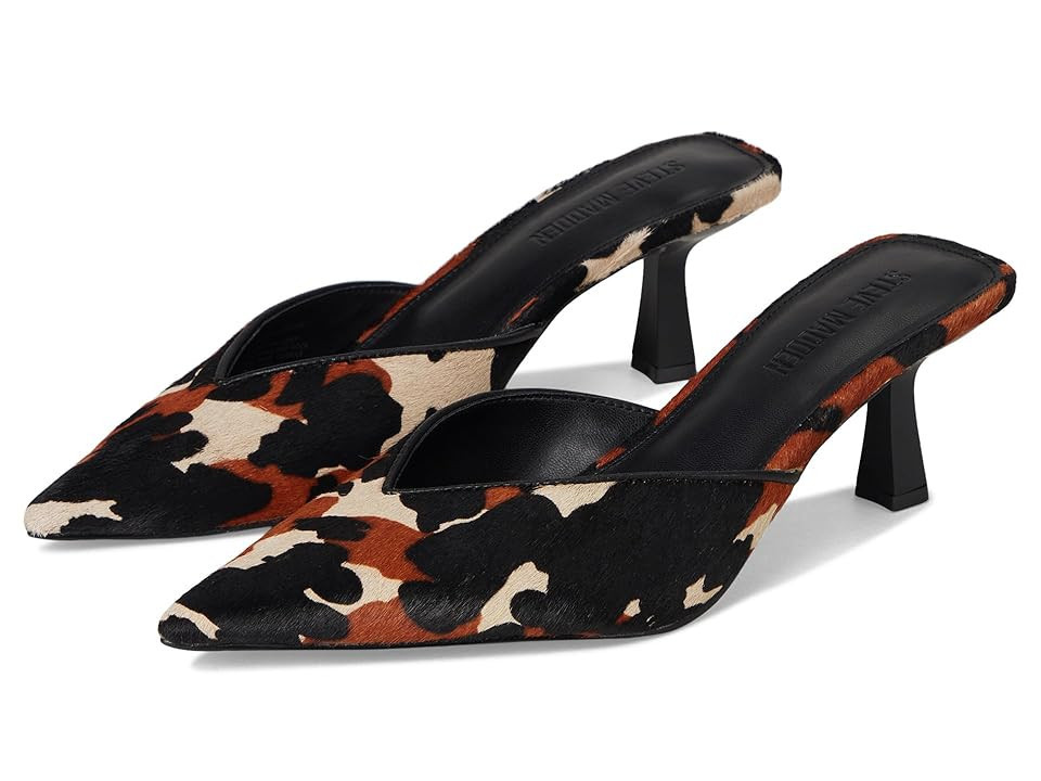Steve Madden Mod High Women's Heels Cow Print : 7.5 M, Leather | Zappos