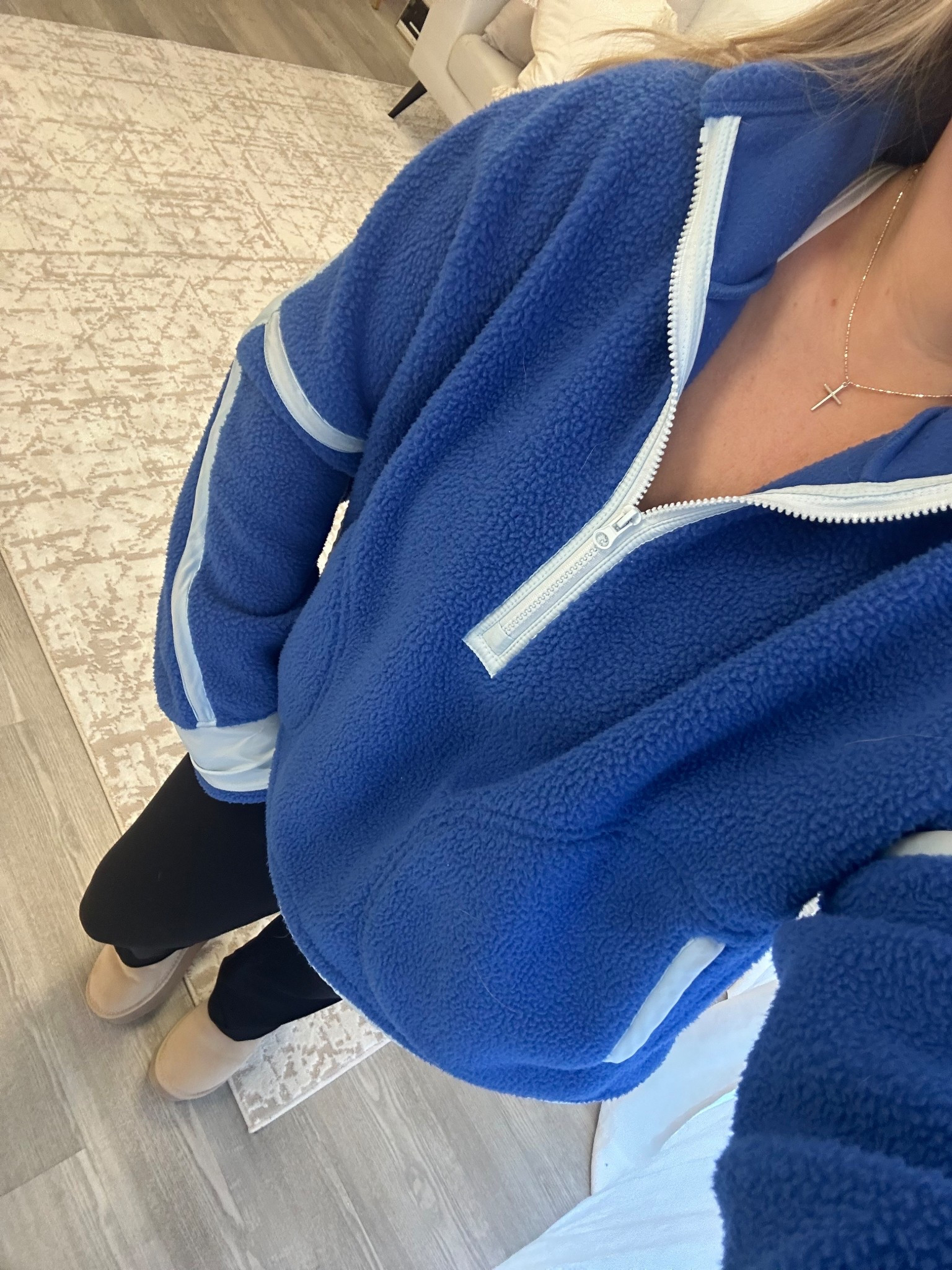 Today’s outfit cozy Sherpa! 

#LTKootd #LTKFindsUnder100 #LTKgrwm