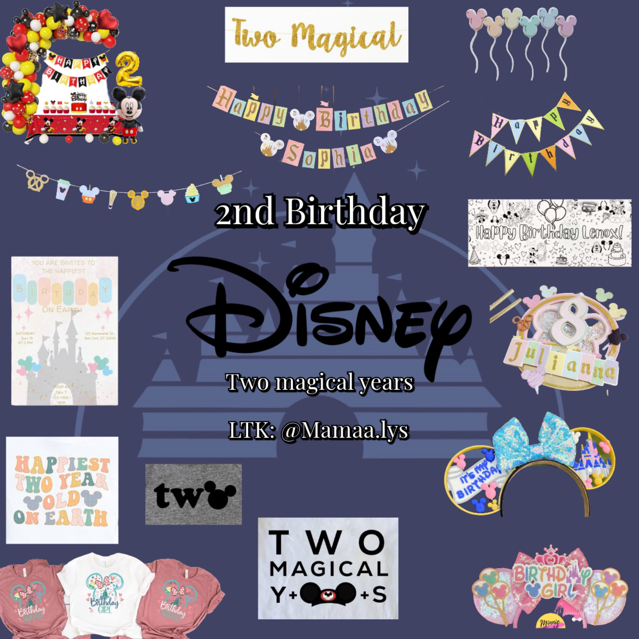 Two magical years 🪄 Disney second birthday | Second birthday | birthday party | birthday themes 

#LTKParties #LTKFamily #LTKKids