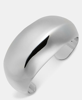 Rhodium Polished  Cuff Bracelet, Macy’s Exclusive | Macy's