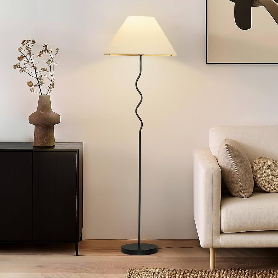 Brightech Squiggle Standing Floor Lamp – Tall Modern Corner Lamp with LED Light Bulb for Bedroo... | Amazon (US)