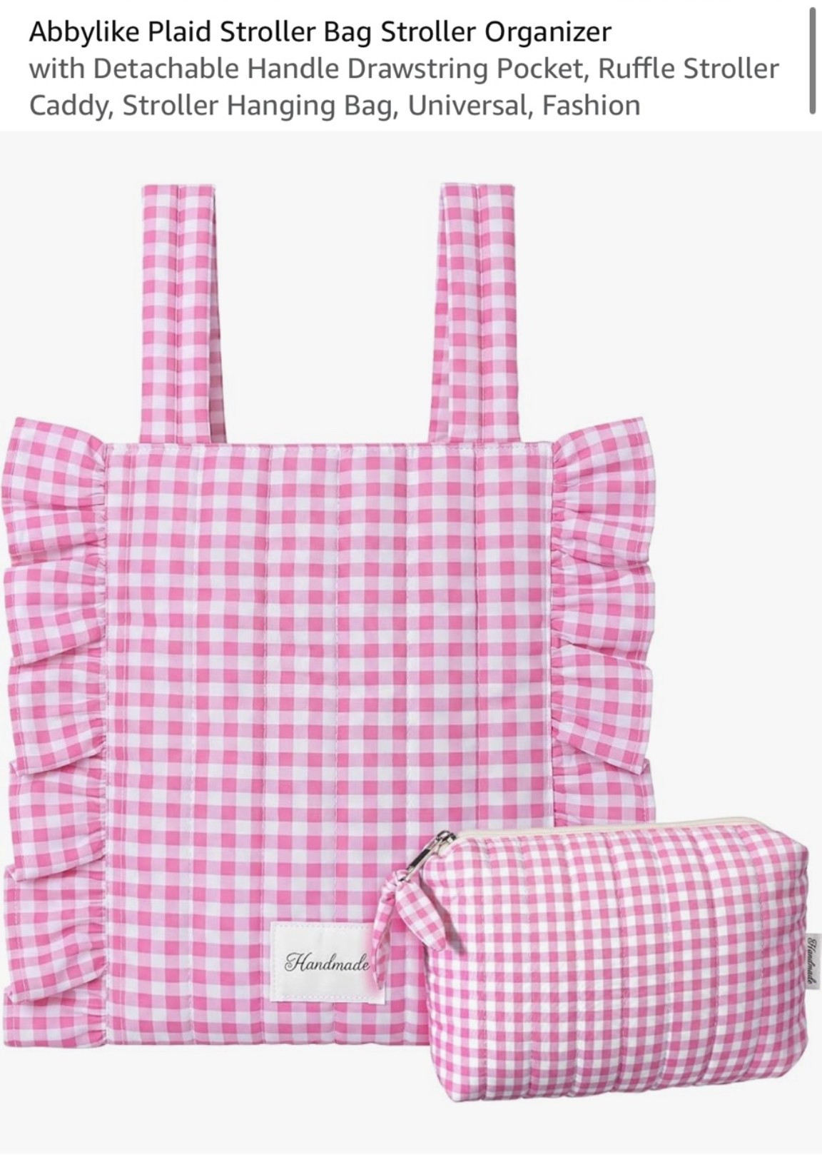 how cute are these hanging bag for our stroller 💓💓 snagging the gingham!!

#LTKBaby #LTKKids #LTKBump