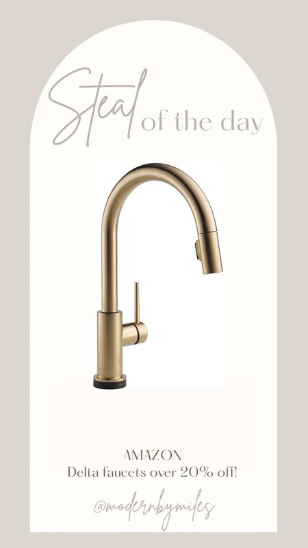 Delta faucets including TRINSIC line over 20% off!

Kitchen faucets, deal of the day 

#LTKfamily #LTKhome
