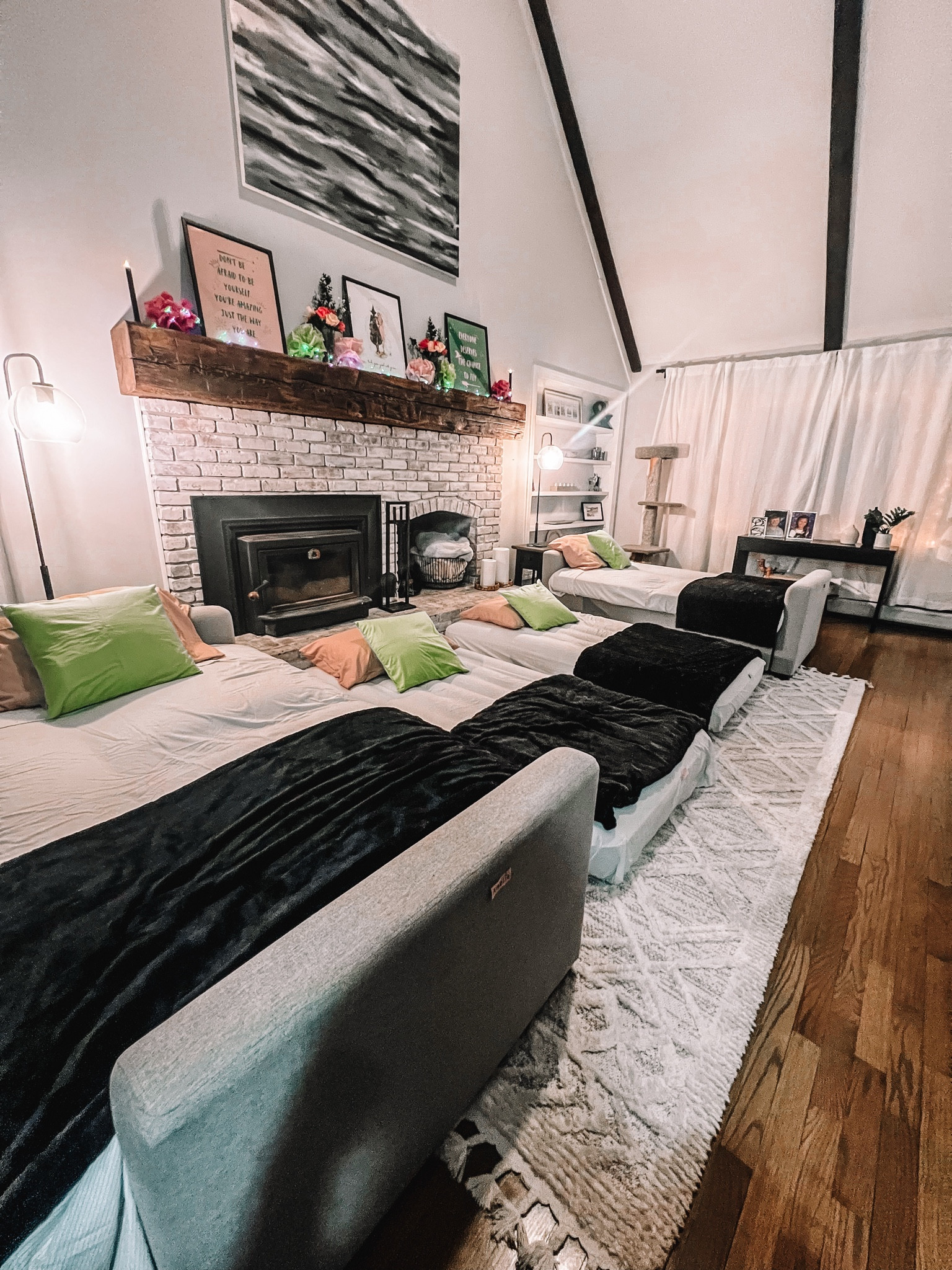 Wicked theme party: sleepover set up 

#wicked #birthdayparty #party #sleepover 

#LTKParties #LTKHome