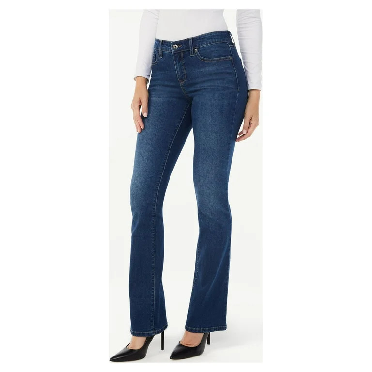 Sofia Jeans Women's Marisol Bootcut Mid Rise Jeans - Walmart.com | Walmart (US)