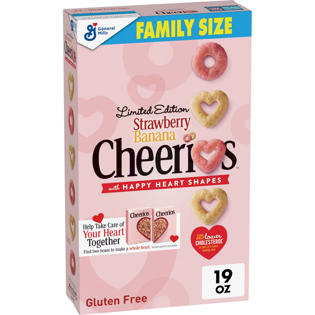 Cheerios Strawberry Banana Family Size Cereal - 19 oz | Target
