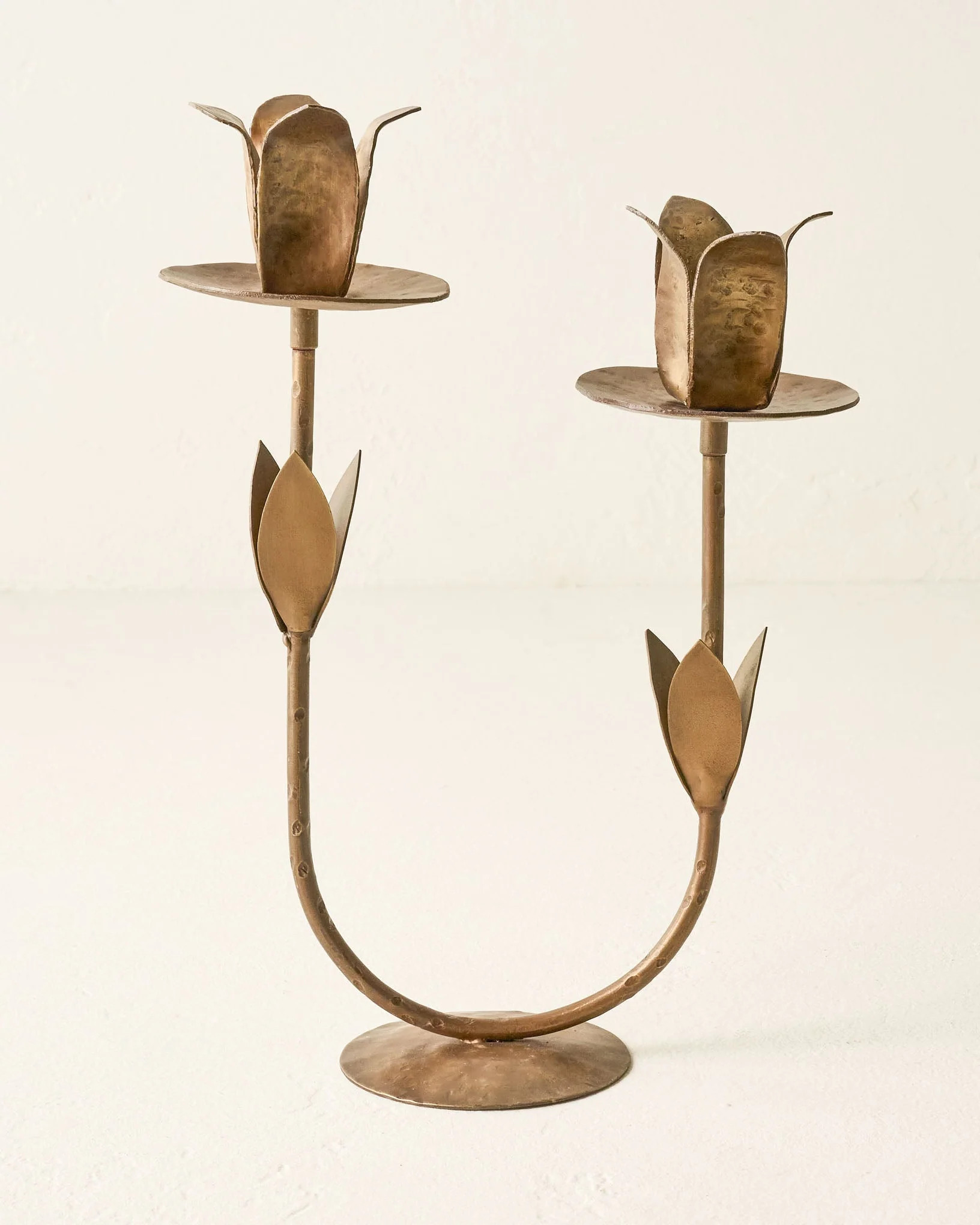 Double Forged Tulip Taper Holder | Magnolia