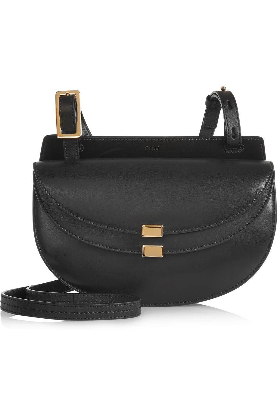 Chloé Georgia mini leather shoulder bag, Women's, Size: One Size | NET-A-PORTER (UK & EU)