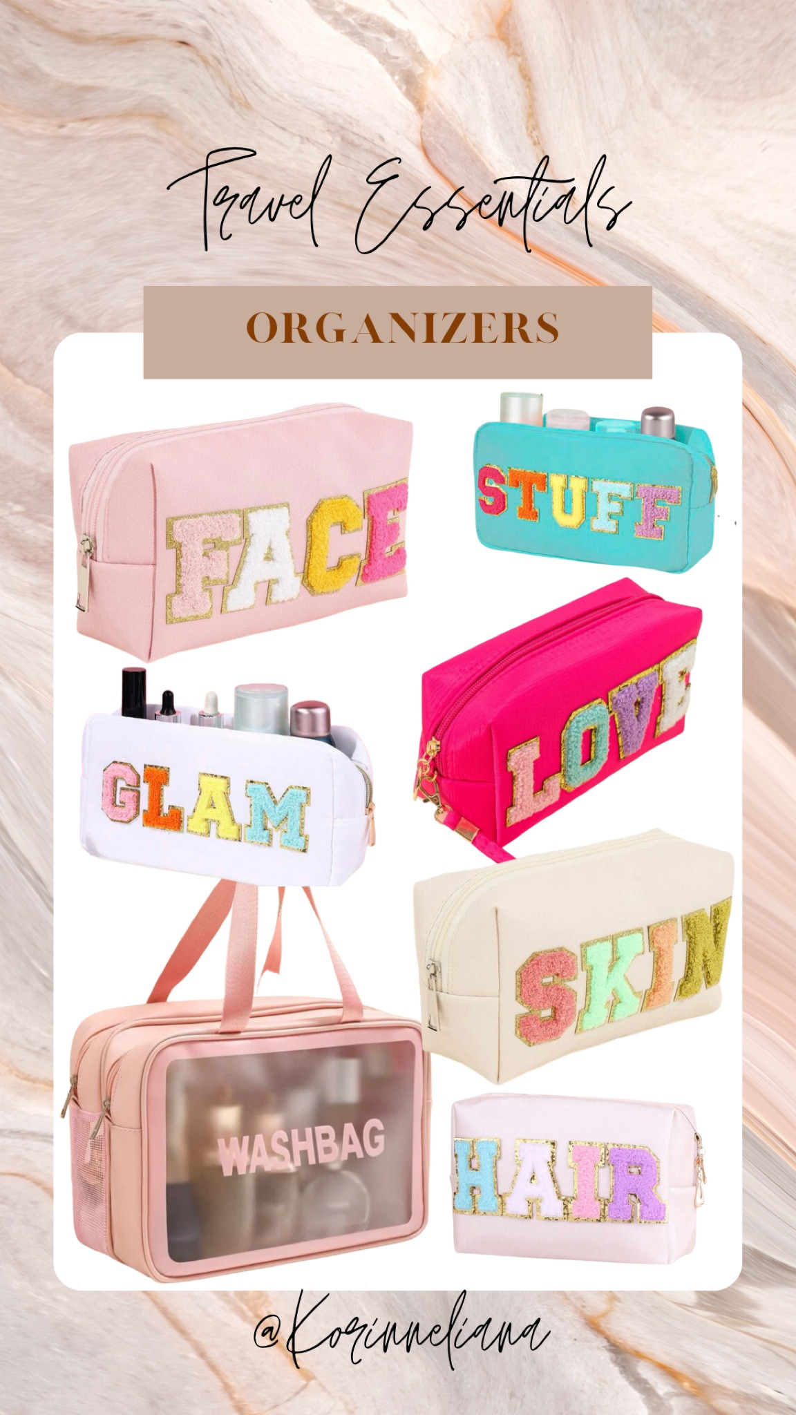 Travel plans for the summer? These makeup bags and organizers are the perfect addition to your luggage! And they are labeled for your needs! Grab them now!

#LTKitbag #LTKGiftGuide #LTKtravel