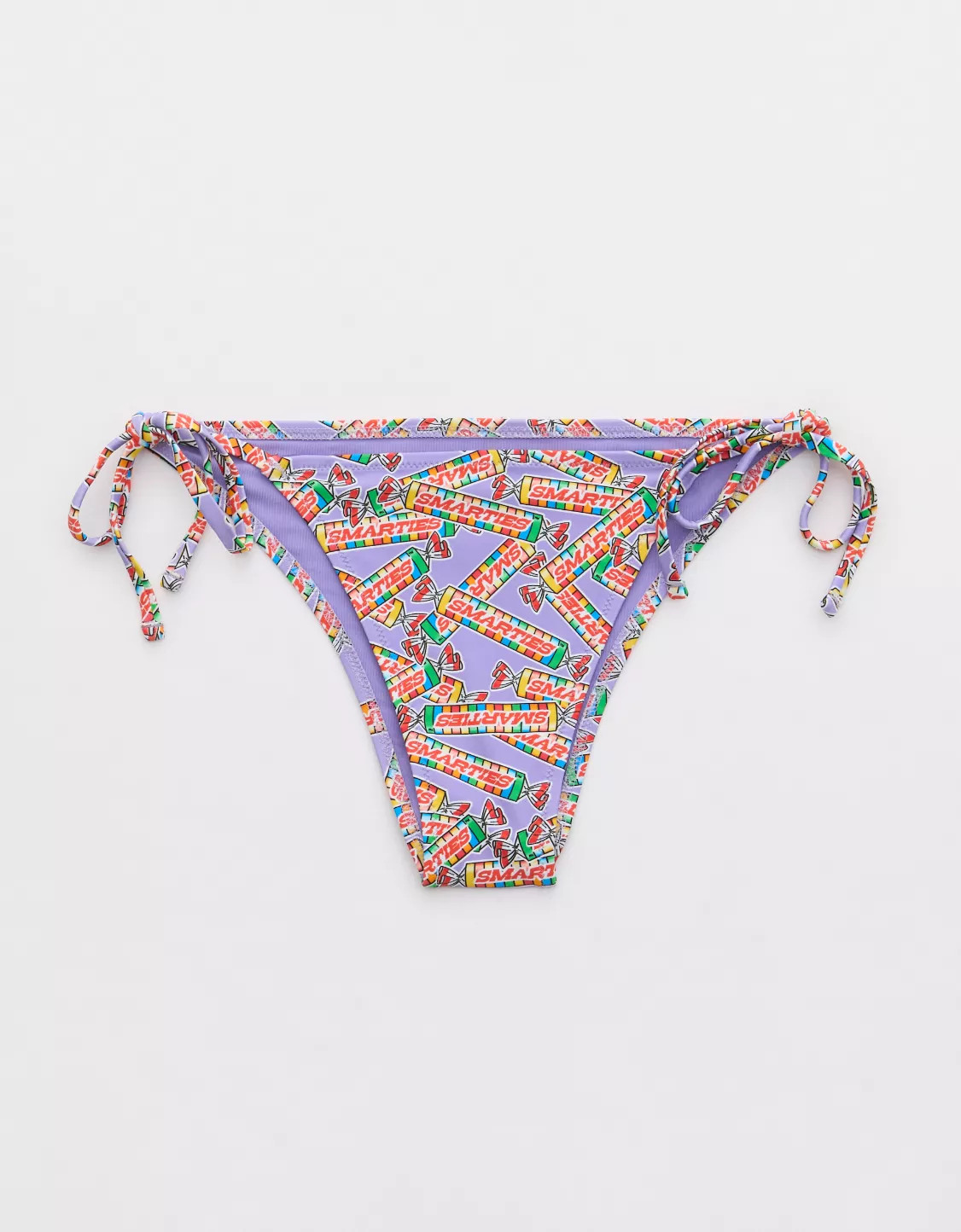 Aerie Smarties Low Rise Tie Cheekiest Bikini Bottom | Aerie