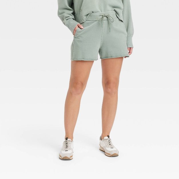 Women's Mid-Rise French Terry Shorts - JoyLab™ | Target