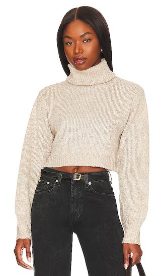 Bellamy Turtleneck Sweater in Tan | Revolve Clothing (Global)