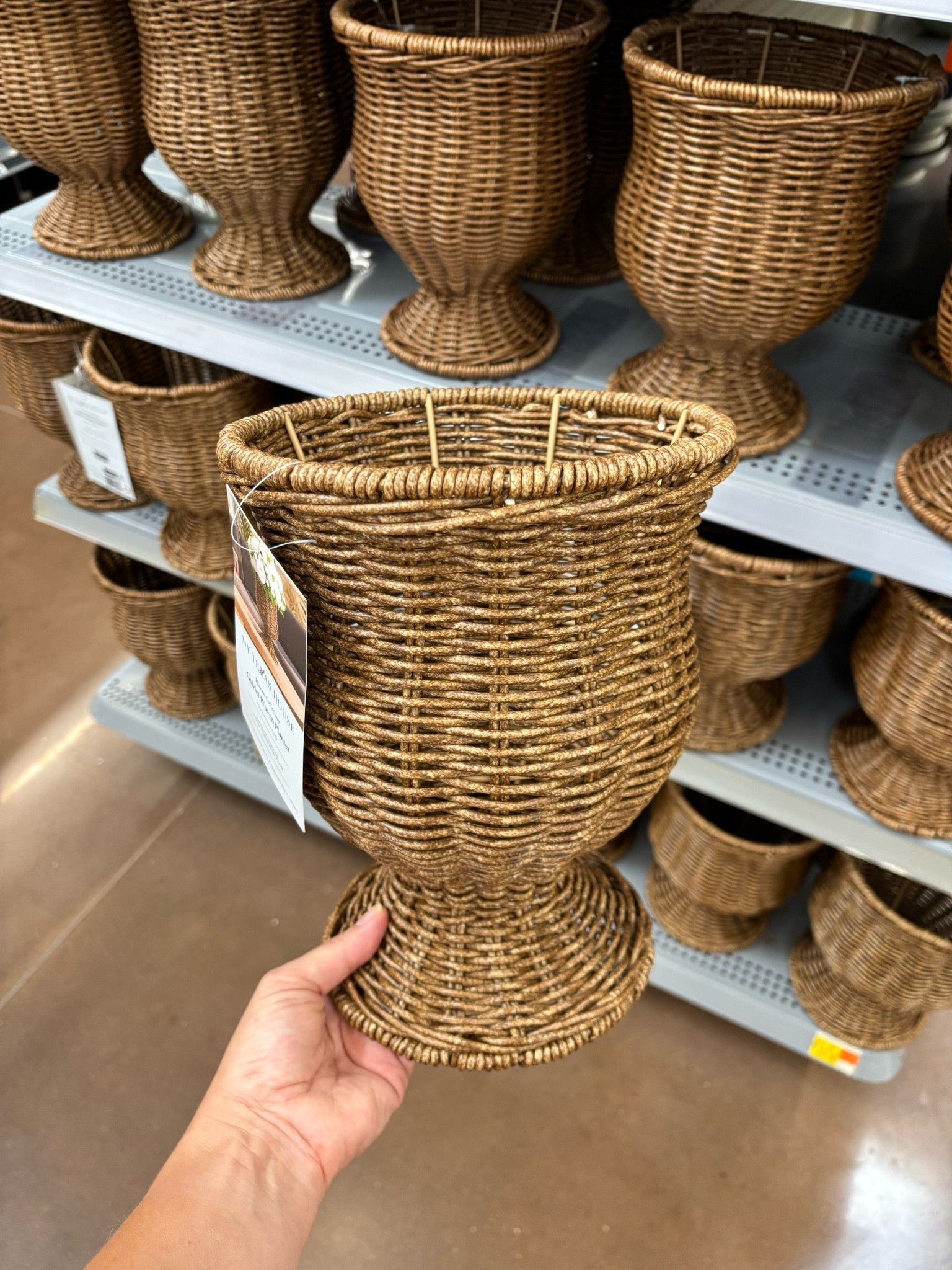 New at Walmart!  The viral My Texas House woven urn planter now comes in a smaller 8” version. Perfect for a front porch or console table!

#LTKHome #LTKSeasonal