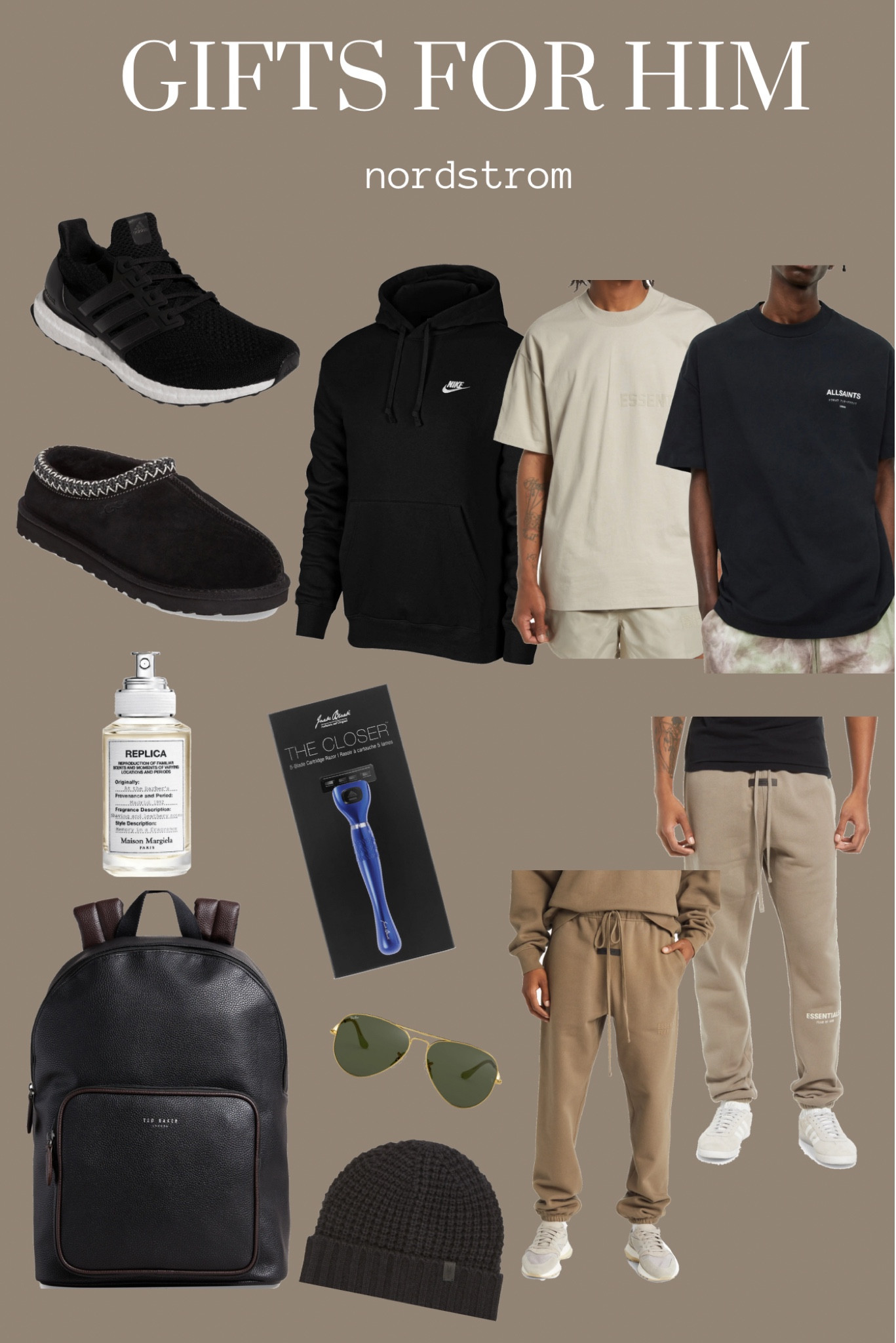 Gifts for Him
Fear Of God Essentials
Men’s cologne
Men’s slippers
Men’s loungewear 
Nordstrom gifts for him

#LTKHoliday #LTKGiftGuide #LTKCyberweek