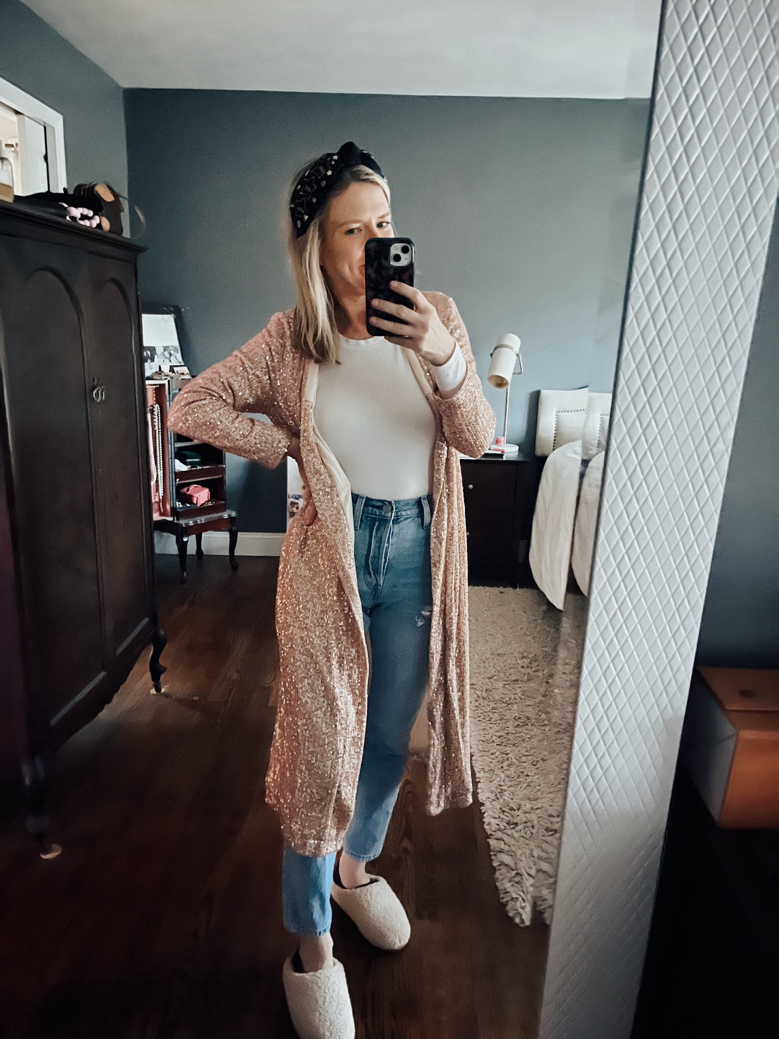 It’s new years, of course I’m going to wear a a sequin duster! 40% off now via Anthropologie! 

#LTKsalealert #LTKSeasonal #LTKstyletip