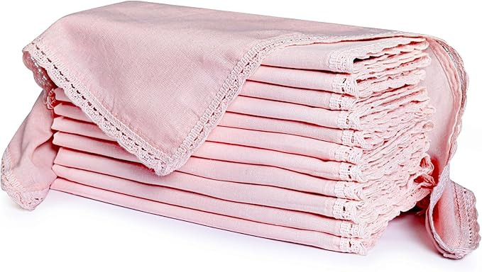 Ramanta Home Linen Flax Cloth Napkins Set of 12| 18x18 Inch | Premium Cotton Linen Flax Lace Soft... | Amazon (US)
