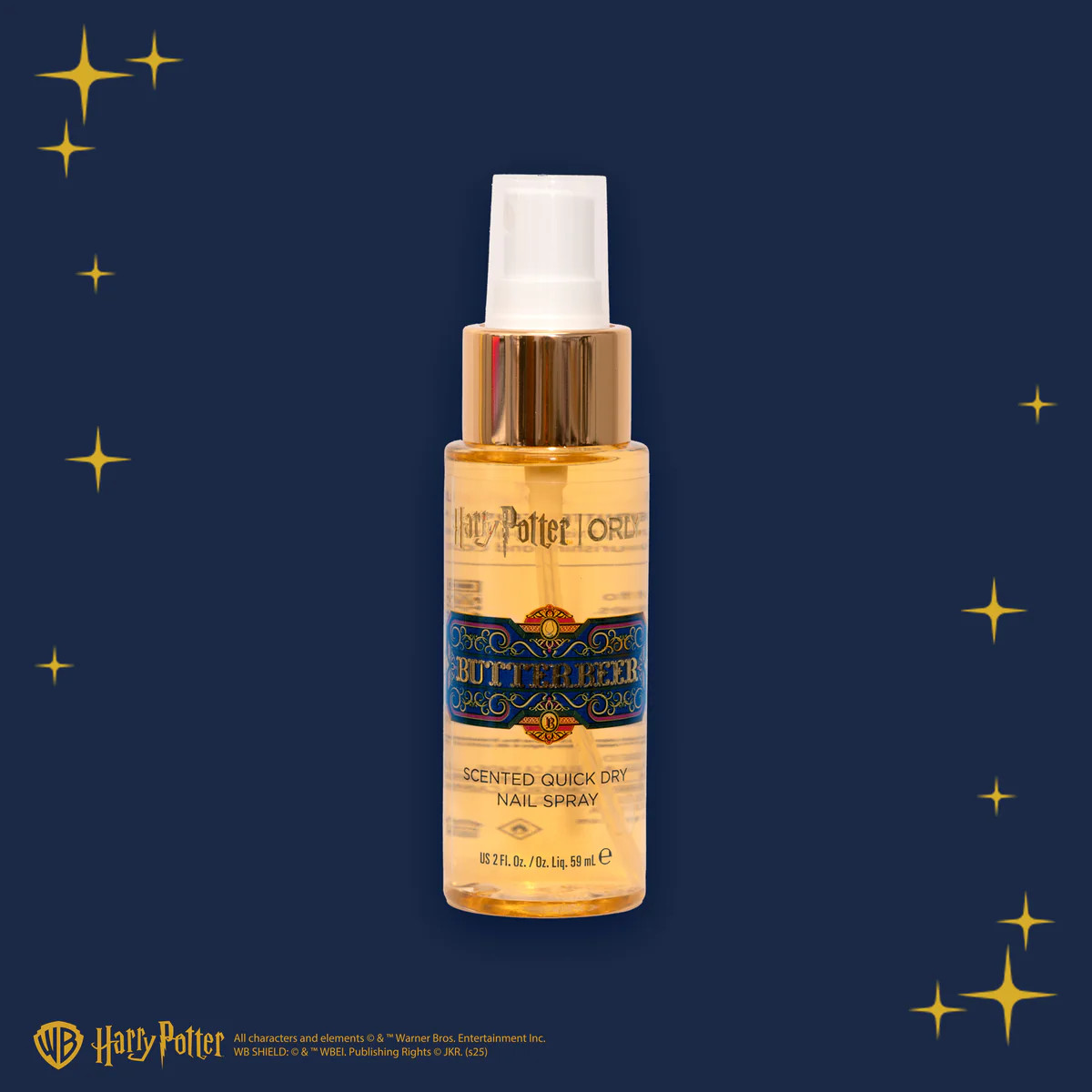 HARRY POTTER™ BUTTERBEER™ Quick Dry Nail Spray | ORLY International