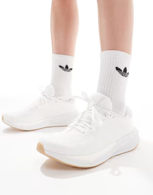 adidas Running Supernova Stride 2 in triple white | ASOS | ASOS (Global)