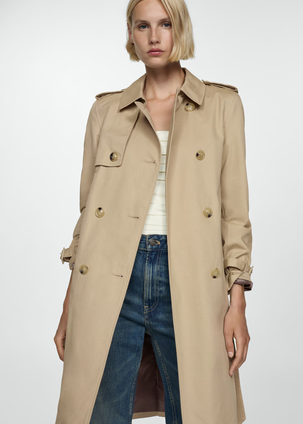 Classic trench coat with belt | MANGO (UK)