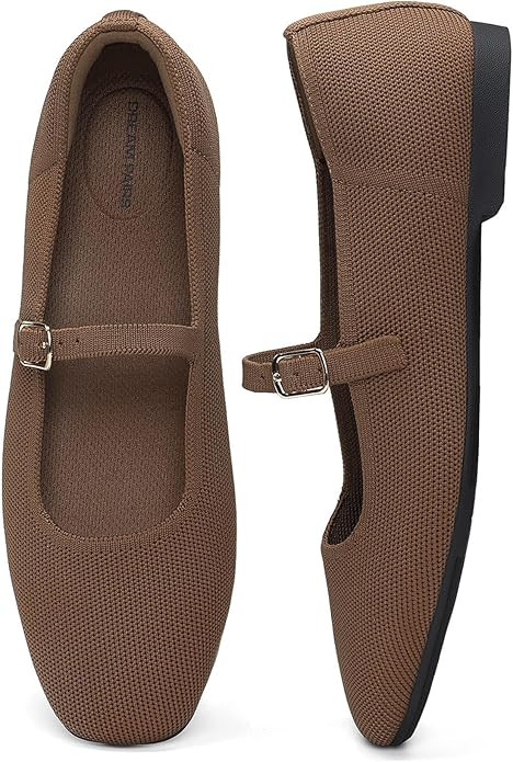 Stretchy breathable knit upper, Durable anti-slip TPR outsole, Adjustable Buckle Arch Support Fol... | Amazon (US)