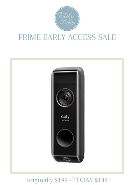 Prime Early Access Sale - eufy Doorbell #homesecurity #amazonprime #primeday 

#LTKsalealert #LTKfamily #LTKhome