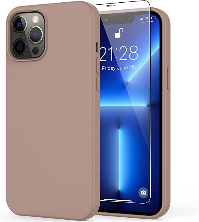 DEENAKIN iPhone 13 Pro Max Case with Screen Protector,Soft Liquid Silicone Gel Rubber Bumper Cove... | Amazon (US)