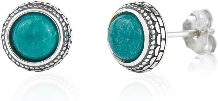 Aesthetic Crystal Birthstone Silver Earrings Meaningful Gift Jewelry for Her Women Fashion Wester... | Amazon (US)