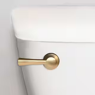 Korky StrongARM Universal Toilet Flush Handle Simple Style in Brushed Gold 6094CM - The Home Depo... | The Home Depot